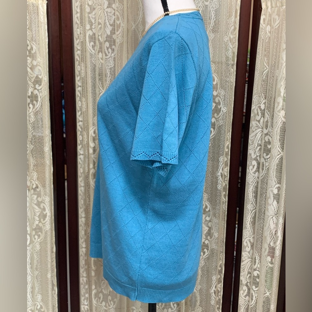 2 ALFRED DUNNER S/S PULLOVER TOPS - SZ SMALL - Picture 12 of 14